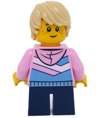 LEGO Boy with Pink Sweater Minifigure