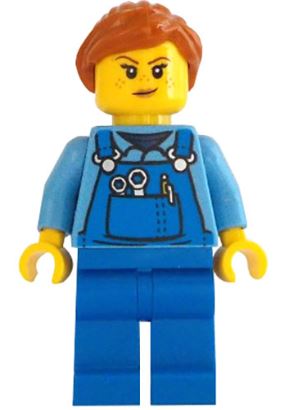 LEGO Female Janitor Minifigure
