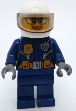 LEGO Female Police Motorcycle Officer Minifigure