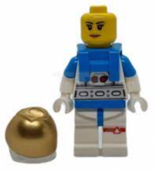 LEGO Lunar Research Astronaut - Female with Backpack Minifigure