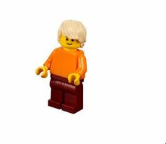 LEGO Man with Orange Shirt Minifigure