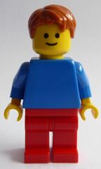 LEGO Man with Blue Shirt Minifigure