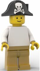 LEGO Man with Pirate Hat Minifigure