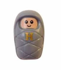 LEGO Baby Minifigure in Wrap with Gold 'H'