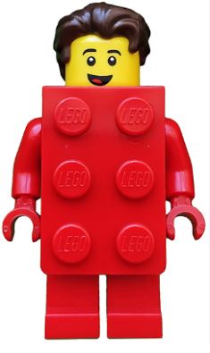 LEGO Brick Suit Guy Minifigure
