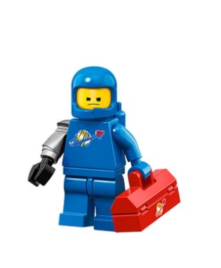 LEGO Apocalypse Benny Minifigure