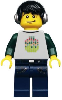 LEGO DJ Minifigure