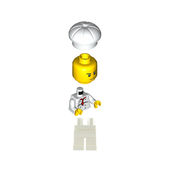LEGO Chef (8 Buttons) Minifigure