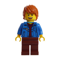 LEGO Man in Jean Jacket Minifigure