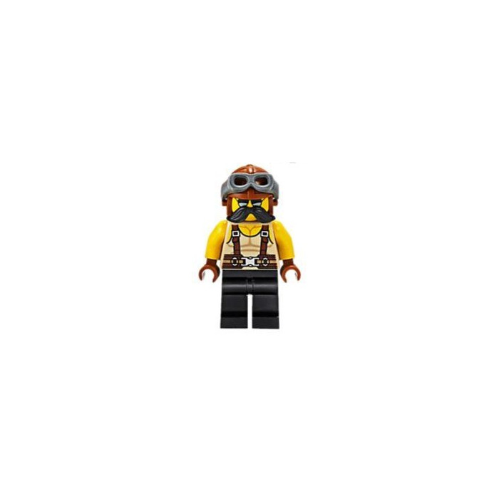 LEGO Man in Muscle Shirt and Suspenders Minifigure