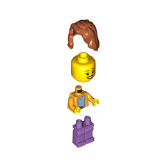 LEGO Woman carnival Minifigure