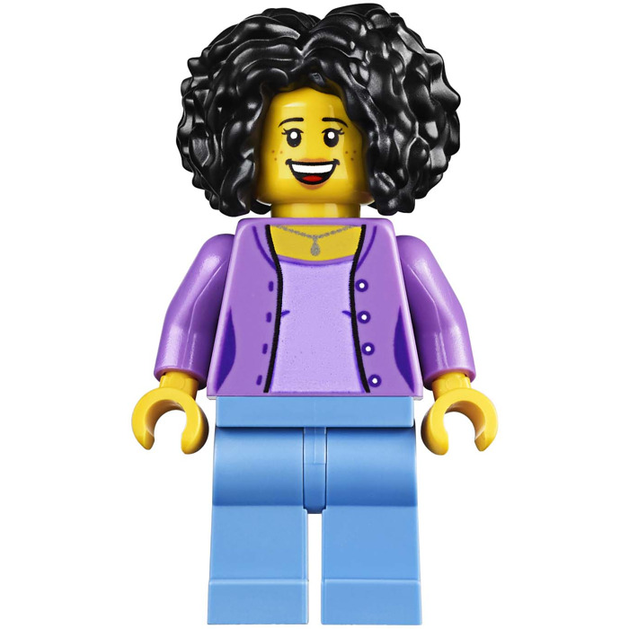 LEGO Woman in Medium Lavendar Jacket Minifigure