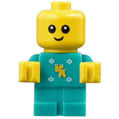 LEGO Baby in Dark Turquoise Jumper Minifigure
