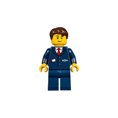 LEGO Ticket Agent Minifigure
