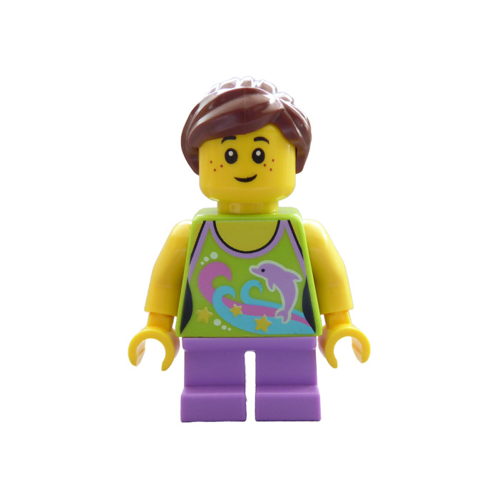 LEGO Girl with Dolphin Top Minifigure
