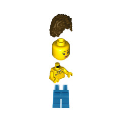 LEGO Woman in Yellow Shirt Minifigure