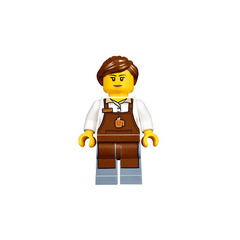 LEGO Winter Village Station Female Barista Minifigure