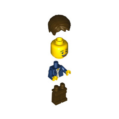 LEGO Queasy Man Minifigure