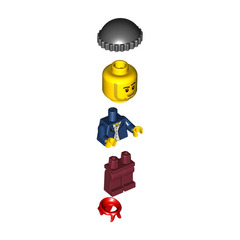 LEGO Winter Village Musician Minifigure