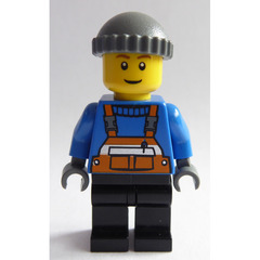LEGO Orange Overalls Minifigure