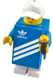 LEGO Adidas Shoebox Costume Minifigure