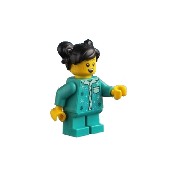 LEGO Girl in Pajamas with Ponytails Minifigure