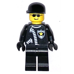 LEGO Police Officer with Black Cap Minifigure