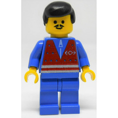 LEGO Trains Male with Moustached Minifigure
