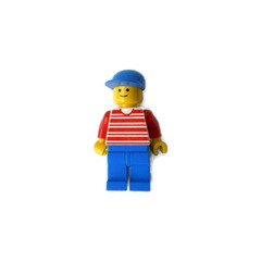 LEGO Town White Stripes Minifigure