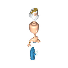 LEGO King Triton Minifigure