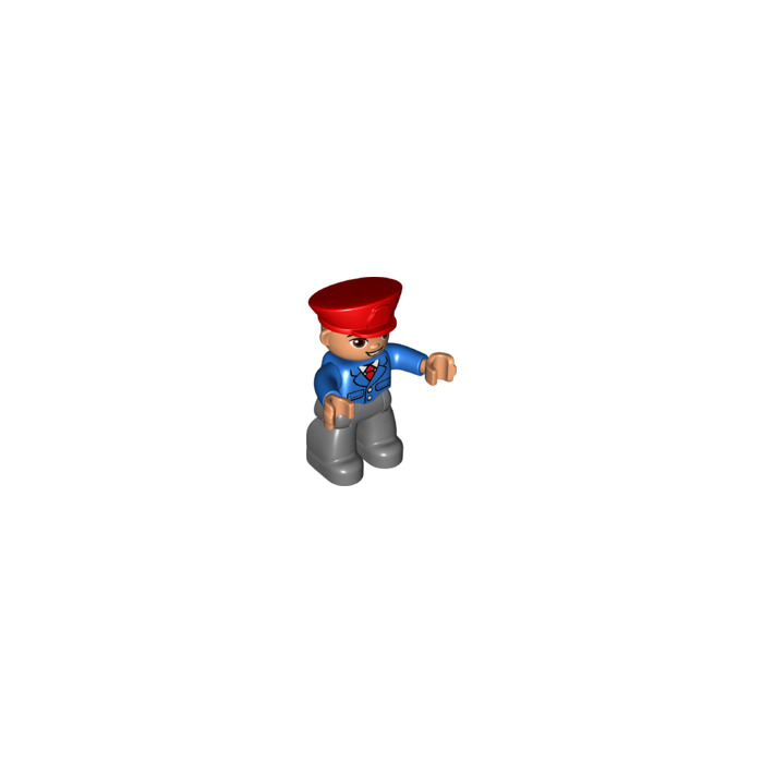 LEGO Adult Figure 11 - Train Conductor Duplo Figure