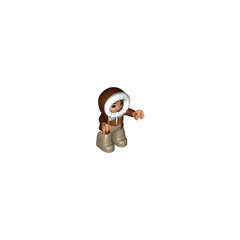 LEGO Man with Parka Duplo Figure