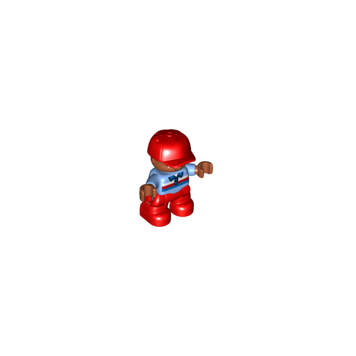 LEGO Child Figure with Cap Le Wp2 Duplo Figure