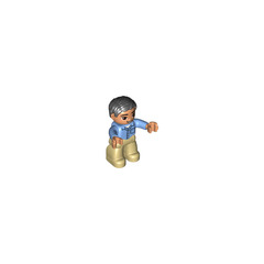 LEGO Man with Tan Trousers Duplo Figure