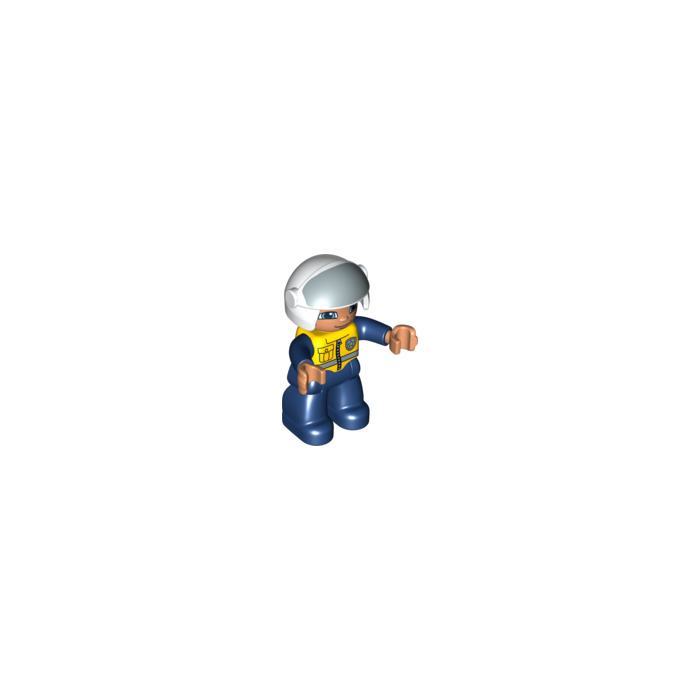 LEGO Figure with Open Helmet Duplo Figure