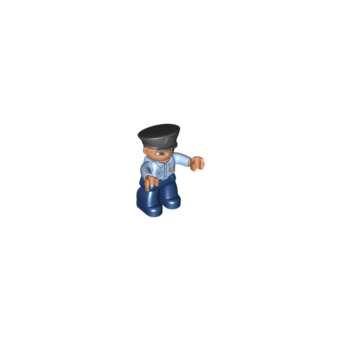 LEGO Figure - with Police Helmet Duplo Figure