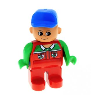 LEGO Man with Octan Logo Duplo Figure