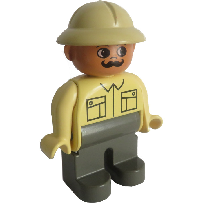 LEGO Duplo Explorer with Pith Helmet Duplo Figure