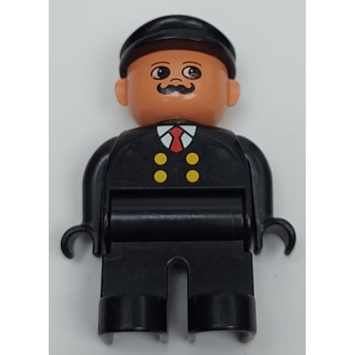 LEGO Male with black suit Duplo Figure