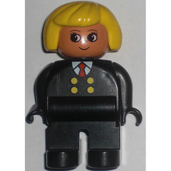 LEGO Wiman with Yellow Hair Duplo Figure