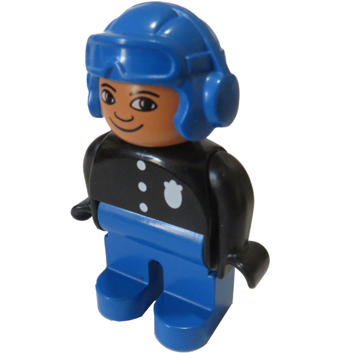 LEGO Duplo Pilot with Aviator Helmet Duplo Figure