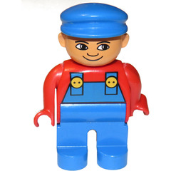 LEGO Man with Overalls Duplo Figure
