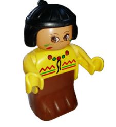 LEGO American Indian Woman Duplo Figure