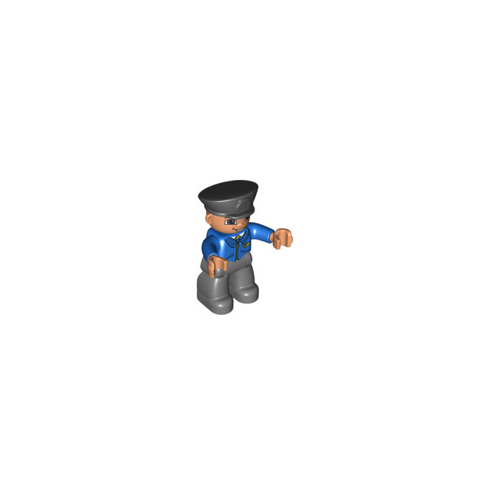 LEGO Eric the Postman Duplo Figure with Teeth Showing