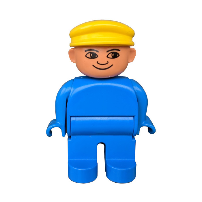LEGO Duplo Male with Yellow Cap Duplo Figure