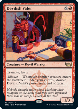 Devilish Valet - Foil