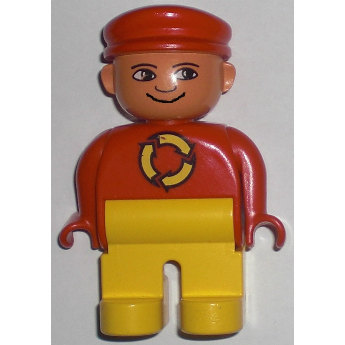 LEGO Recycling Worker Duplo Figure