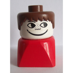 LEGO Man on Red Base Duplo Figure