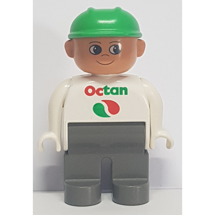 LEGO Duplo Male with Octan Logo Duplo Figure