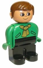 LEGO Man with Yellow Scarf Duplo Figure